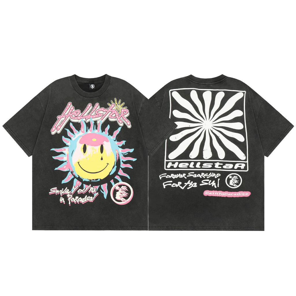 Smiling Sun Designer T- Shirt