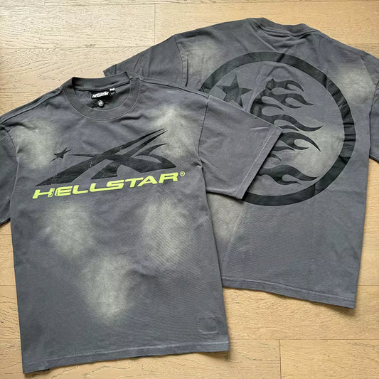 Grey Faded Designer Shirt