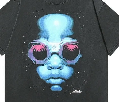 Blue Face Designer Shirt