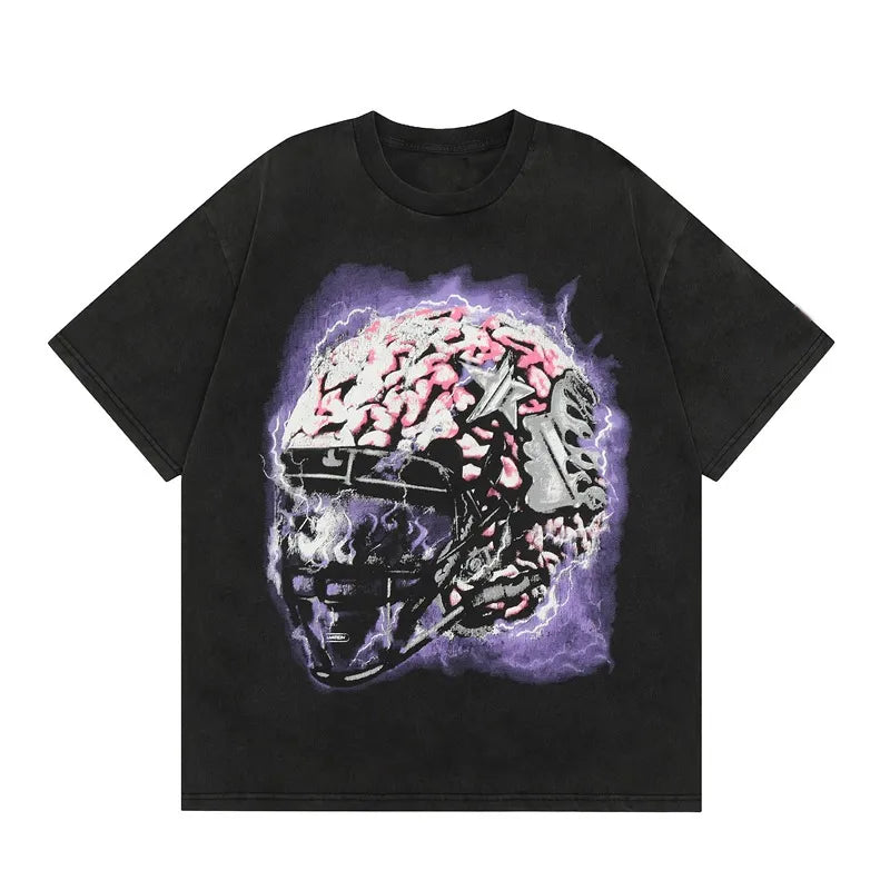 Purple Helmet Designer Shirt