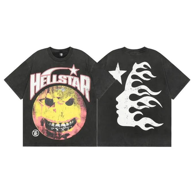 Grin Face Designer T Shirt